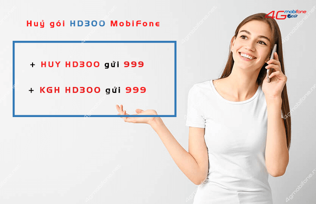 cach huy goi HD300 MobiFone