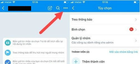 cách ẩn tin nhắn zalo