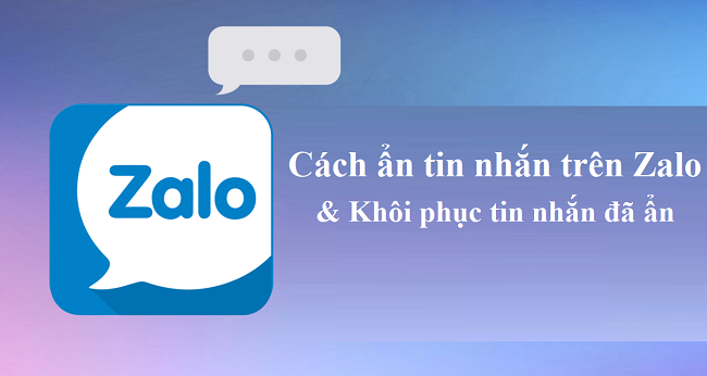 cách bỏ ẩn trò chuyện trên zalo