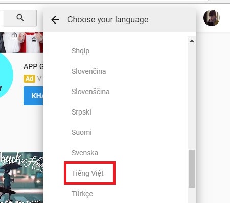  cai dat tieng viet cho youtube 
