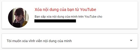 cach xoa tai khoan youtube 