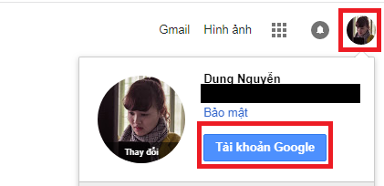 cach thay doi so dien thoai trong gmail