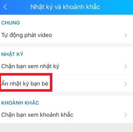 Thu thuat an nhat ky ban be tren zalo Thu thuat an nhat ky ban be tren zalo
