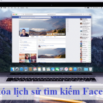 xoa lich su tim kiem Facebook