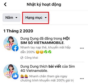  xem cac tin ban da tuong tac tren facebook sieu de