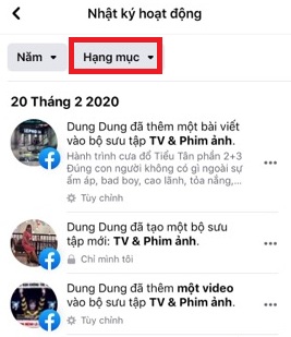 xem lai binh luan tren facebook don gian