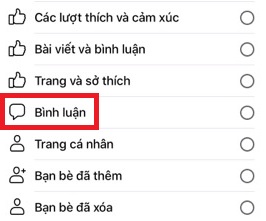 Thu thuat xem lai binh luan tren facebook