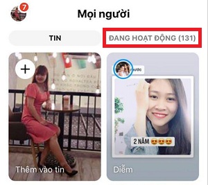 nhan biet ban be dang online tren messenger nhanh nhat