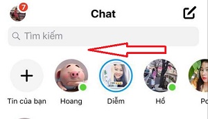 nhan biet ban be dang online tren messenger