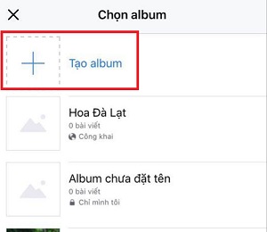 Them anh da dang vao album tren facebook sieu de