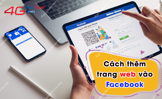 cach them trang web vao facebook ca nhan