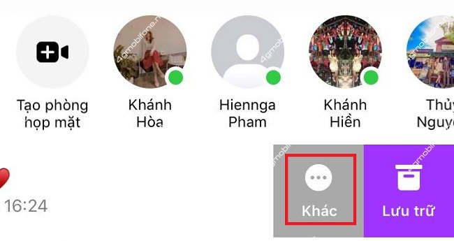 tim lai nhom chat tren messenger da xoa nhanh