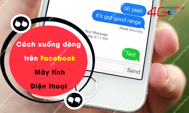 cach xuong dong tren facebook bang dien thoai may tinh