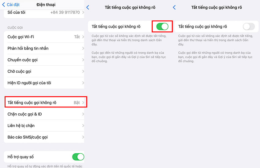 cach mo cuoc goi bi tat tieng iphone