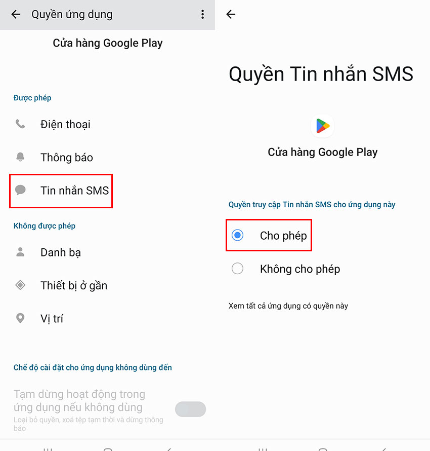 loi khong the gui tin nhan sms xac minh tai khoan