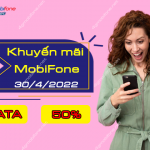 mobifone khuyen mai nap the tang data, 50 ngay 30-4-2022