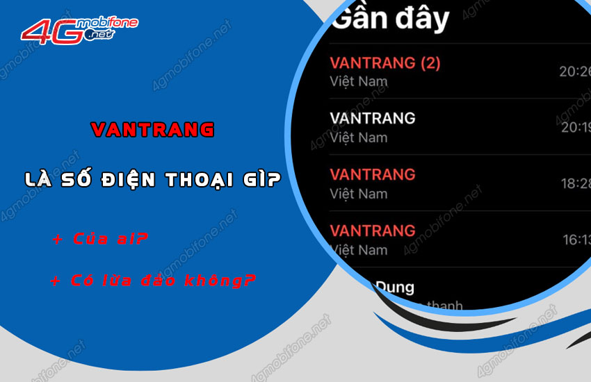 vantrang la so dien thoai gi