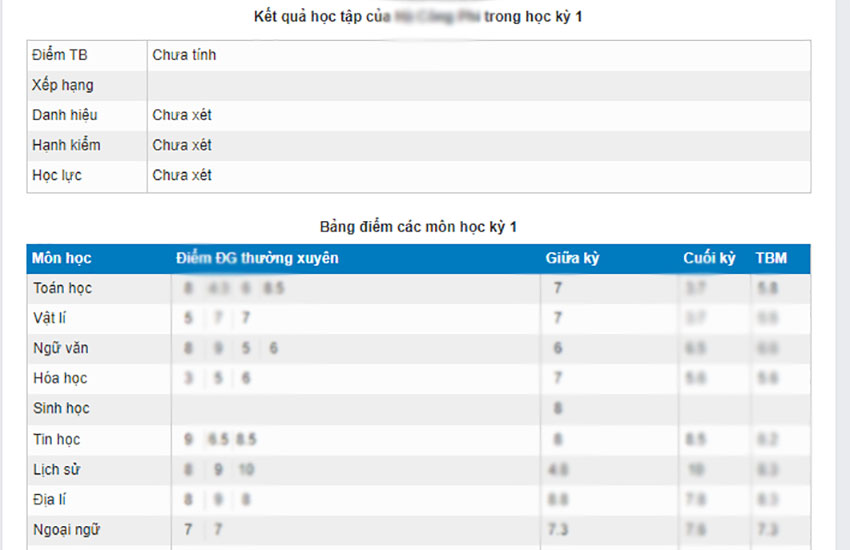 vnEdu.vn tra diem bang so dien thoai