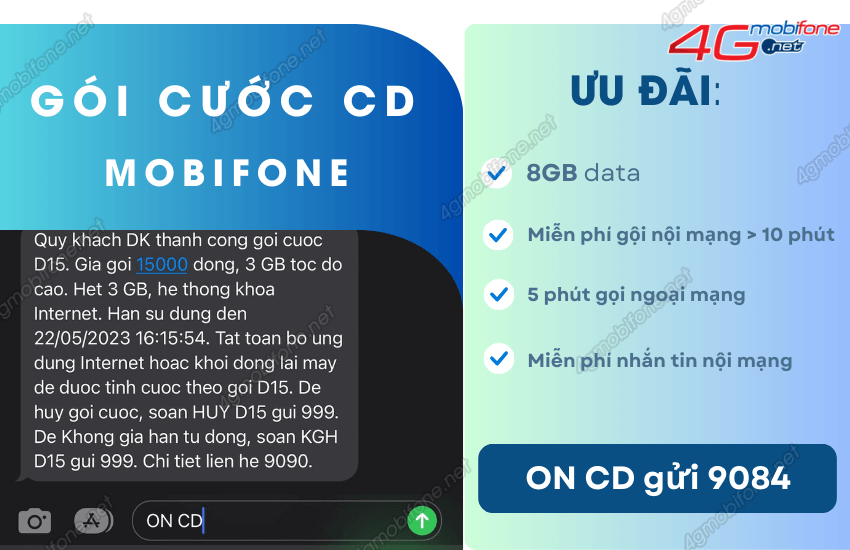 Goi cuoc CD cua MobiFone