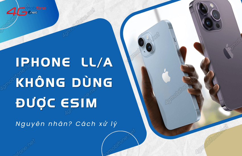 iphone ll/a khong dung duoc esim