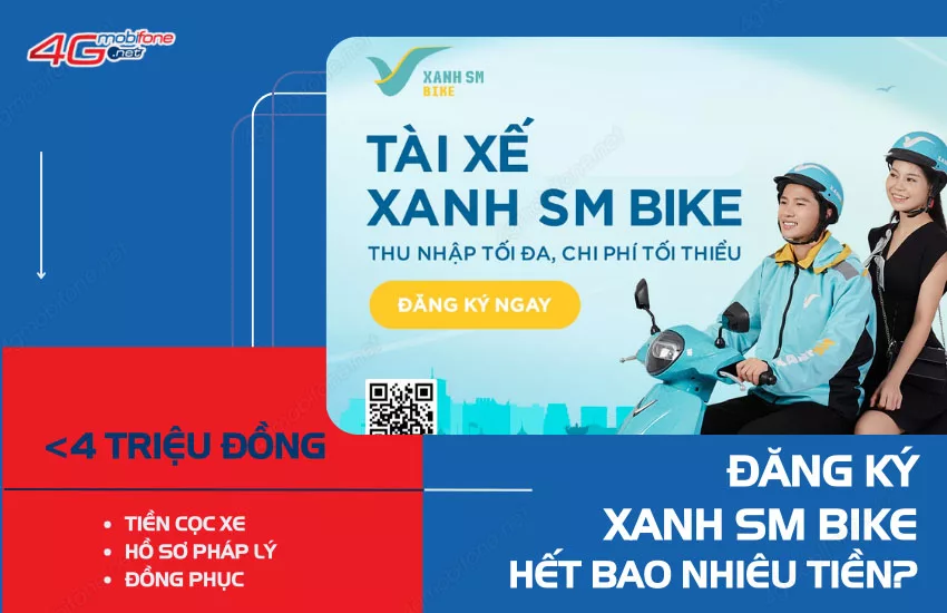 Dang ky Xanh SM Bike het bao nhieu tien