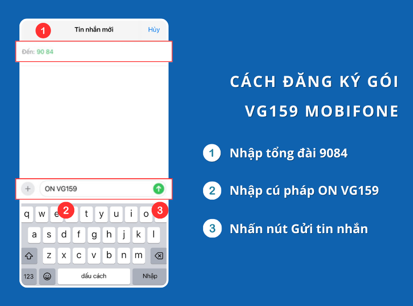 Cach dang ky goi VG159 cua MobiFone