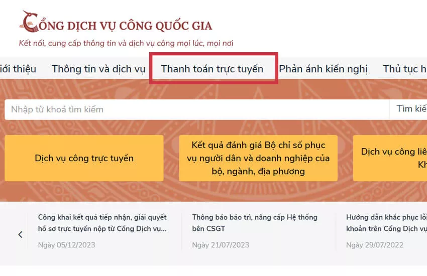 Cach dong tien dien online tren Website