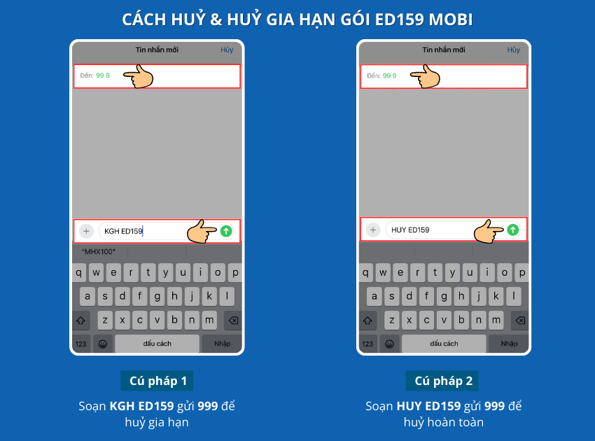 Cu phap huy goi cuoc ED159 cua MobiFone